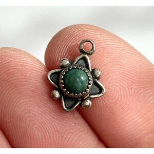 Bell Trading Post Malachite Vintage 925 Sterling Silver Vintage Pendant | Charm